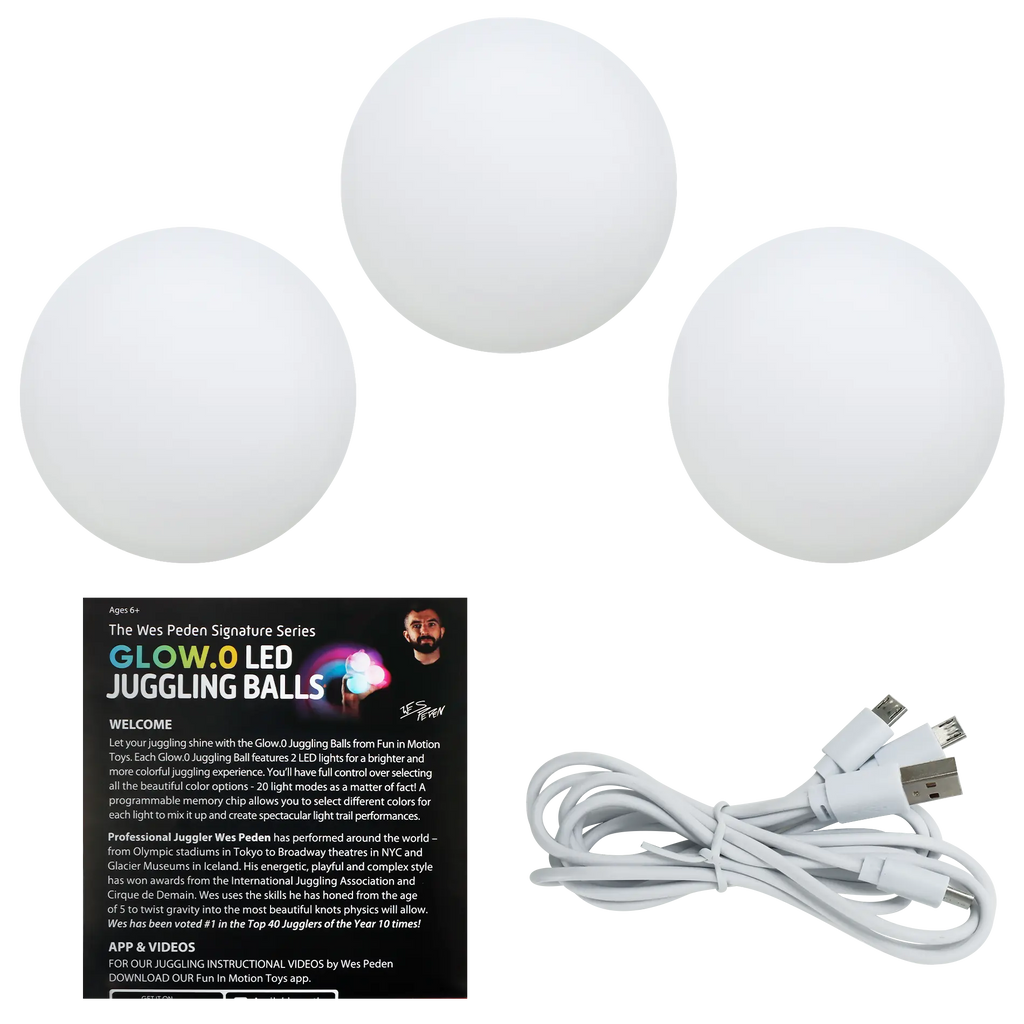 Wes Peden Glow.0 Juggling Balls